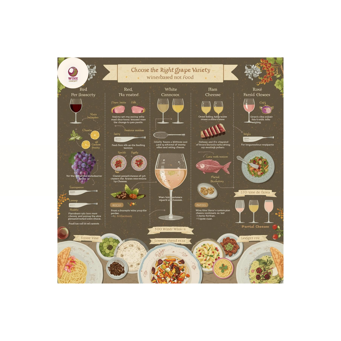 🍷 Cómo elegir tu uva según tu comida