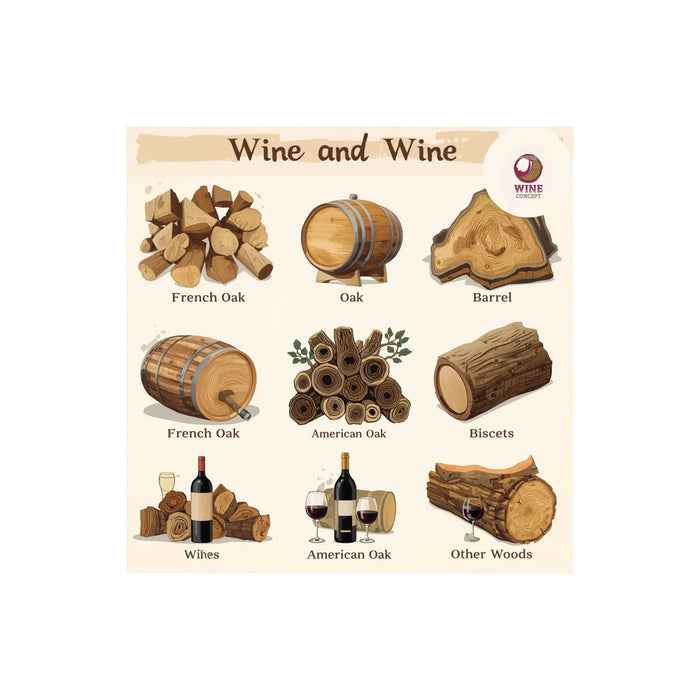 Diferentes tipos de madera en la crianza del vino 🍷🌳 0es3.store