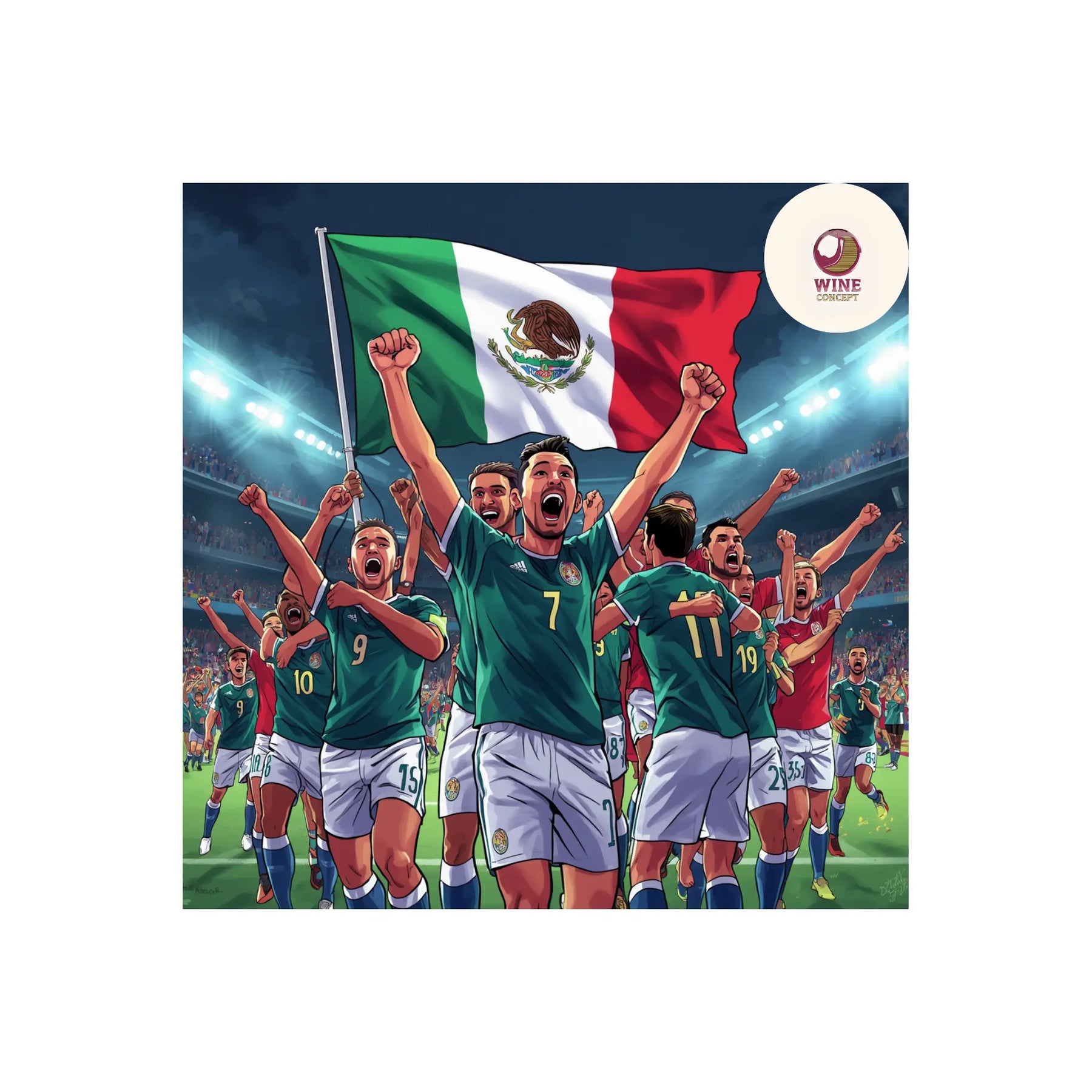 Ganó otra vez México: invictos, sin recibir gol y celebrando con Wine Concept 0es3.store