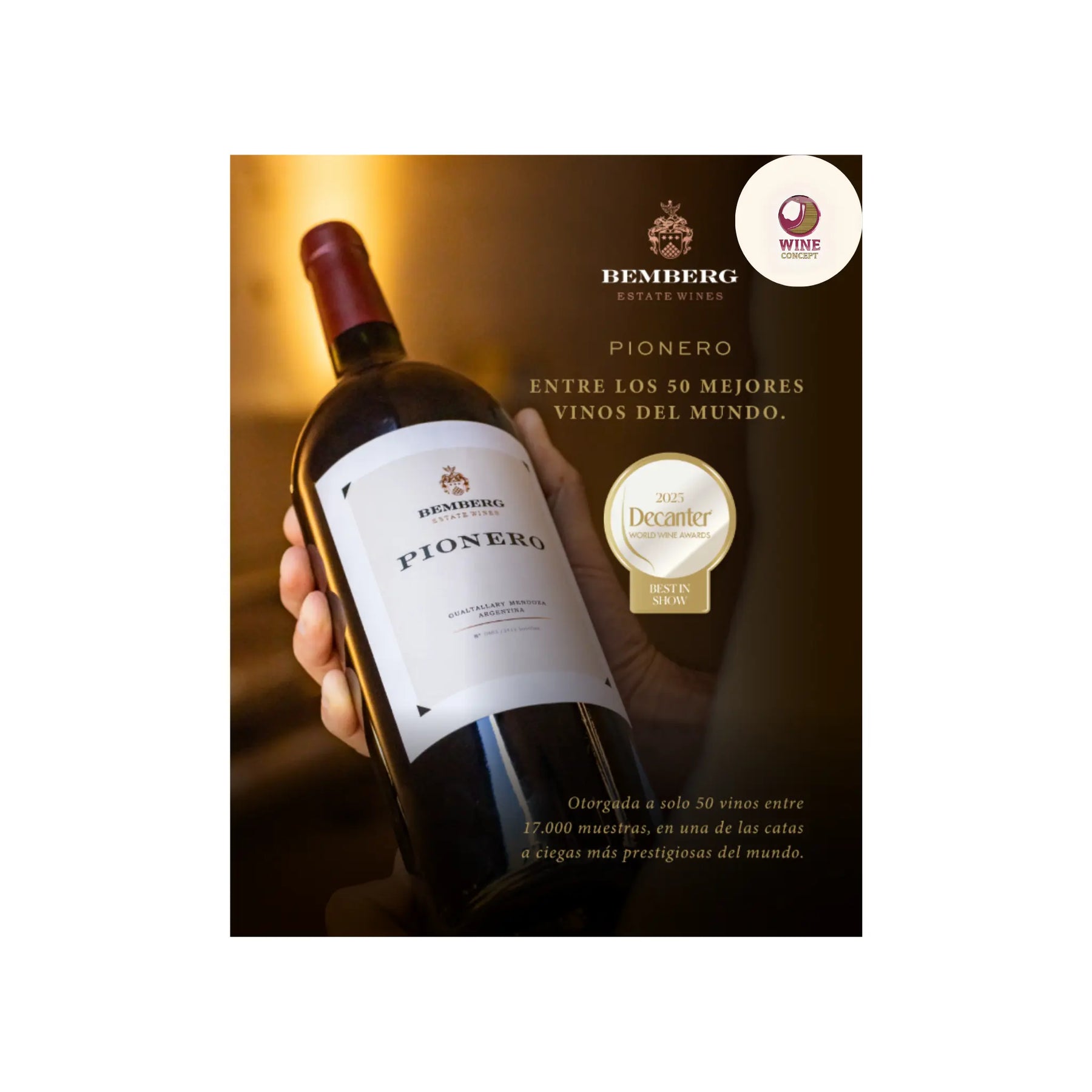 Bemberg Pionero Blend: el vino argentino que nació para dejar legado 0es3.store