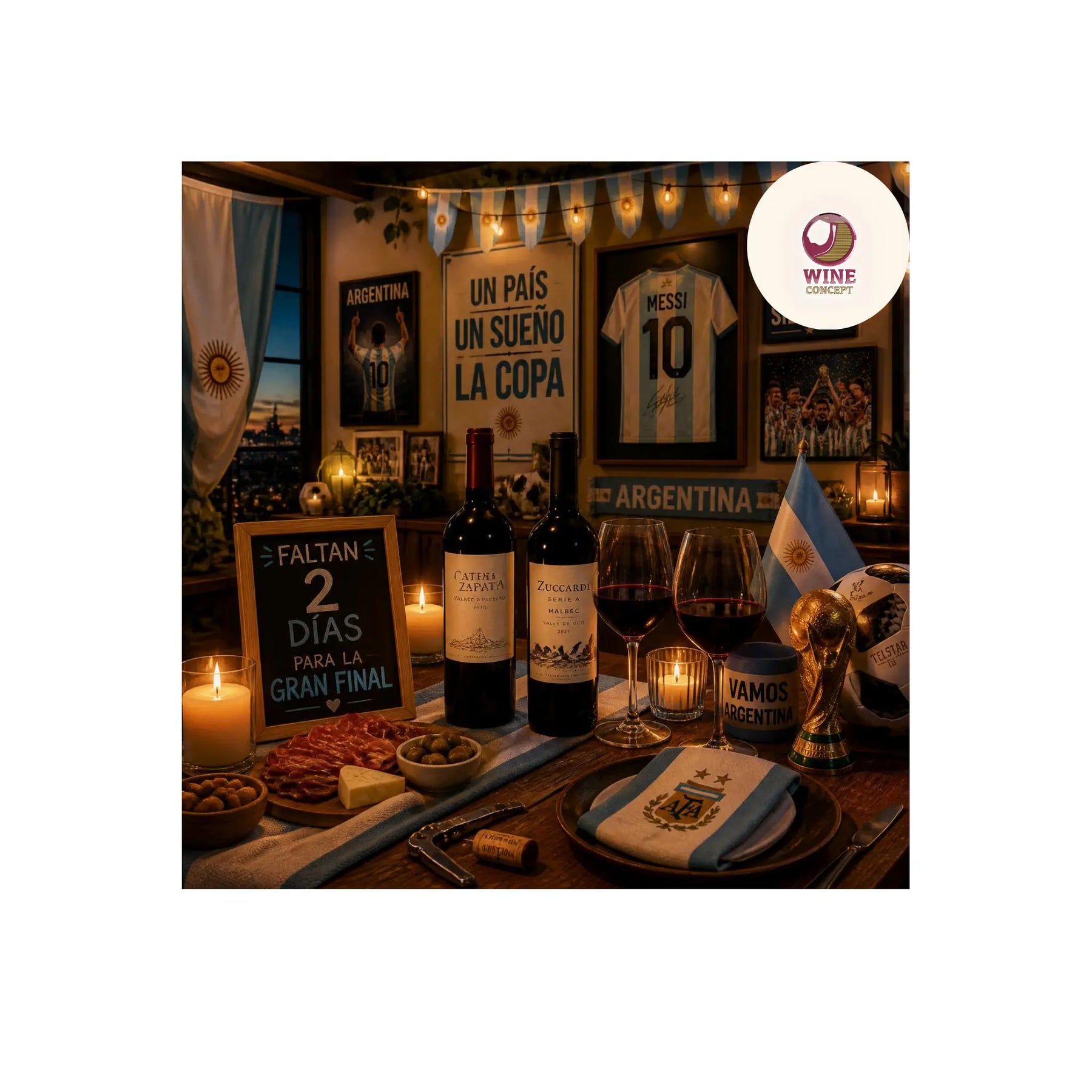 A dos días de la final del Mundial… yo ya tengo listos mis vinos argentinos 0es3.store