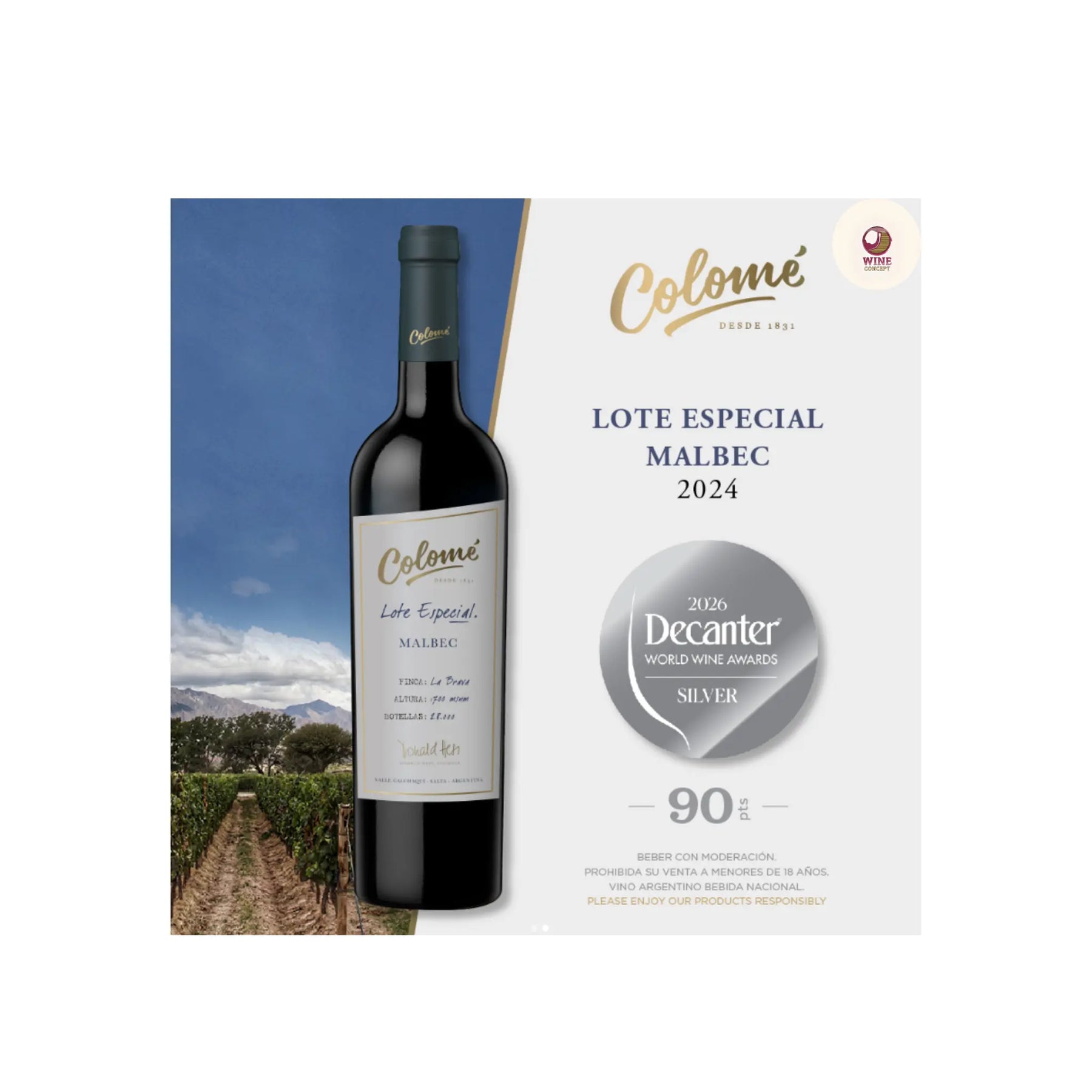 Lote Especial Malbec: una medalla de plata que confirma la grandeza argentina 0es3.store