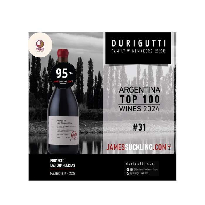 Durigutti Proyecto Las Compuertas Malbec 1914