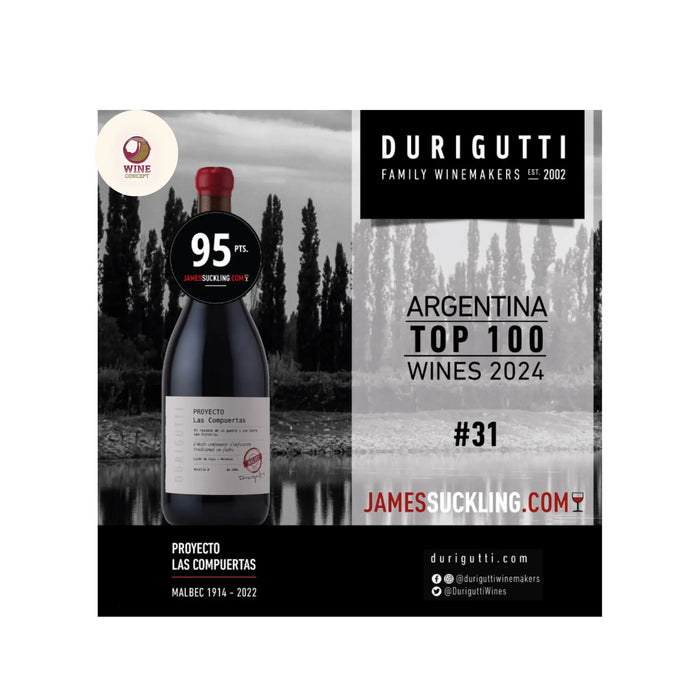 Durigutti Proyecto Las Compuertas Malbec 1914 0es3.store