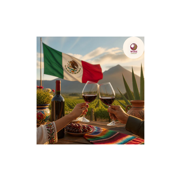 🍷 Hoy brindamos por México con vino mexicano