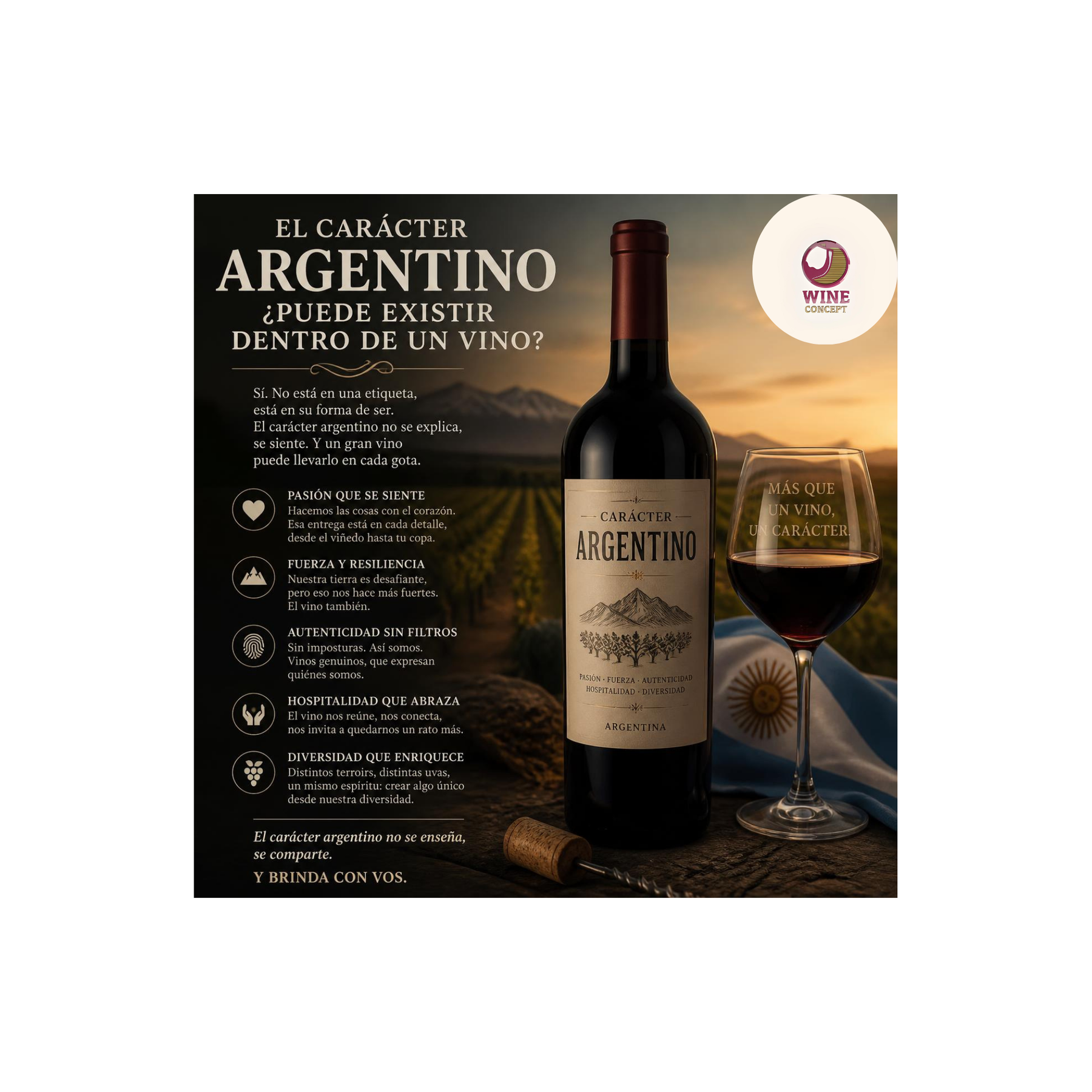 El carácter argentino: ¿puede existir dentro de un vino?