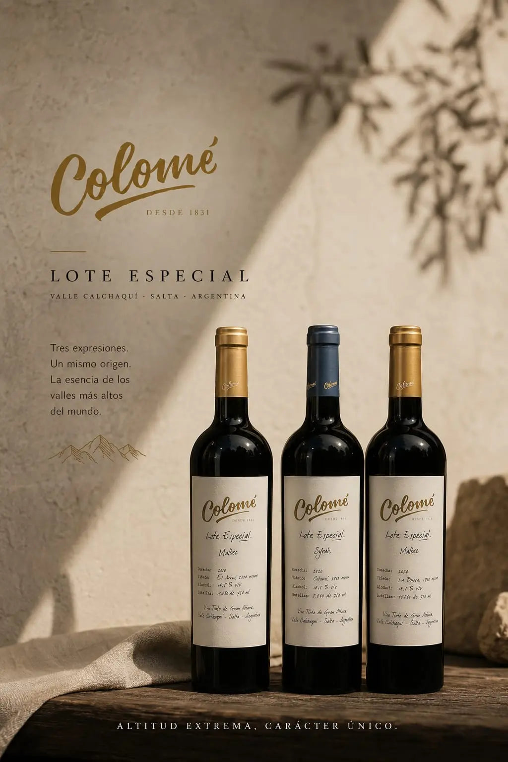 Lote Especial de Colomé: cuando la altura se convierte en personalidad 0es3.store